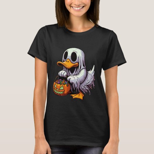 Scary Halloween Platypus Ghost Spooky Candy Bag 1 Tシャツ (正面)
