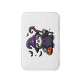 Scary Halloween Sloth Witch Hat Costume Spooky Sea バスマット (正面縦)