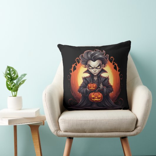 Scary Halloween Vampire クッション (椅子)