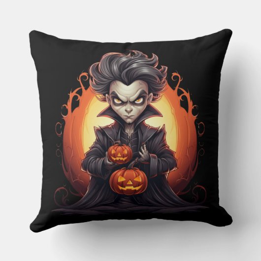 Scary Halloween Vampire クッション (裏面)