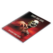 Scary Joke Book. Top Secret Notes. Devil T-Shirt ノートブック (左側)