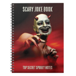 Scary Joke Book. Top Secret Notes. Devil T-Shirt ノートブック