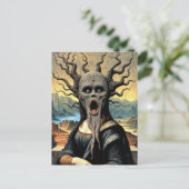 Scary Mona Lisa Horror ポストカード (スタンド正面)