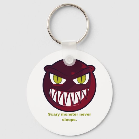 Scary monster never sleeps. キーホルダー (正面)
