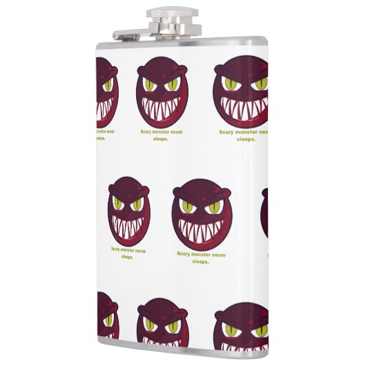 Scary monster never sleeps. フラスク (左)