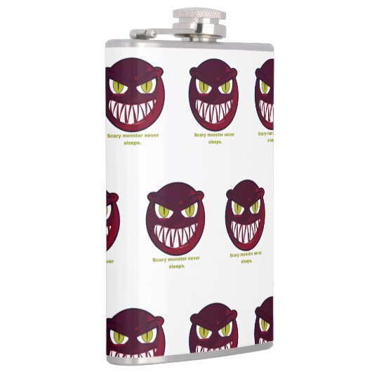 Scary monster never sleeps. フラスク (右)