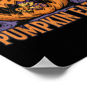 Scary Peter Pumpkin Eater Halloween Jack O Lantern ポスター (角)