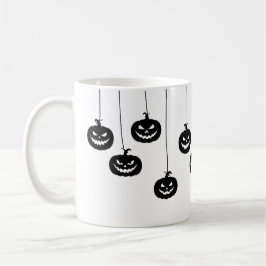 Scary Pumpkin hanging コーヒーマグカップ