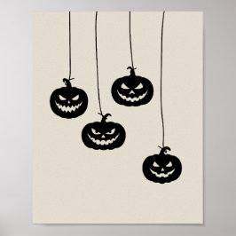 Scary Pumpkin hanging ポスター