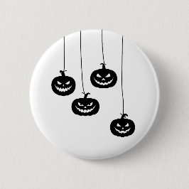 Scary Pumpkin hanging 缶バッジ