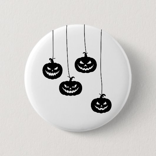 Scary Pumpkin hanging 缶バッジ (正面)