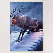 Scary Reindeer on roof! ジグソーパズル (縦)
