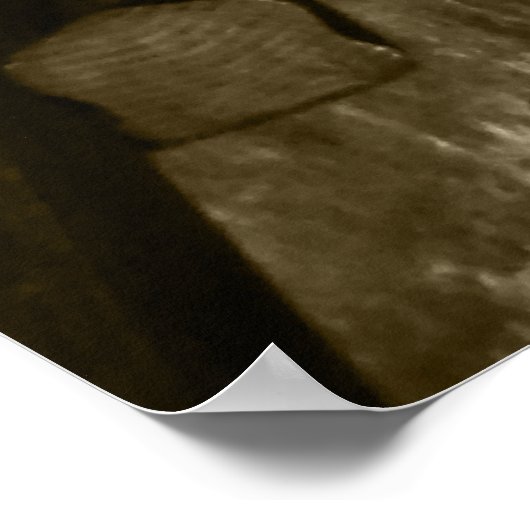 Scary Stairwell Going Up Creepy Halloween Props ポスター (角)