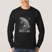 Scary underwater sea fish predator tシャツ (正面)