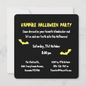 Scary Vampire Halloween Party Invitation 招待状 (裏面)