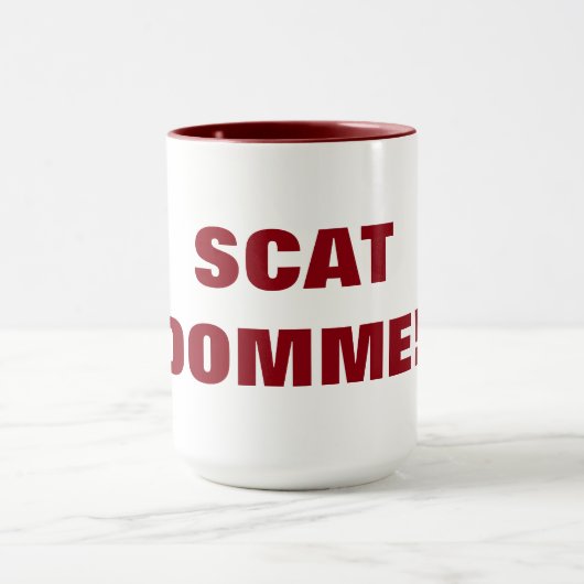 SCAT DOMME! マグカップ (中央)