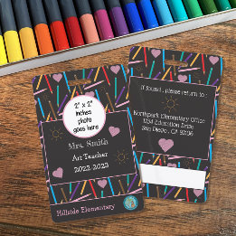 Scatent Color Pencils Art先生IDフォトバッジ バッジ