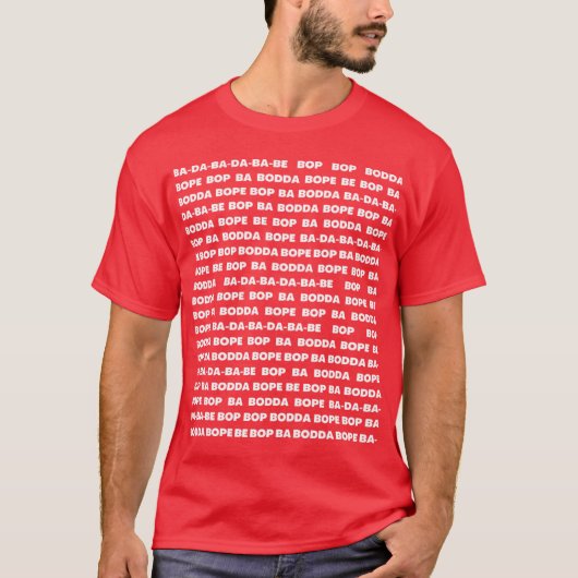 Scatman SkiBaBopBaDopBop Lyrics friends Tシャツ (正面)