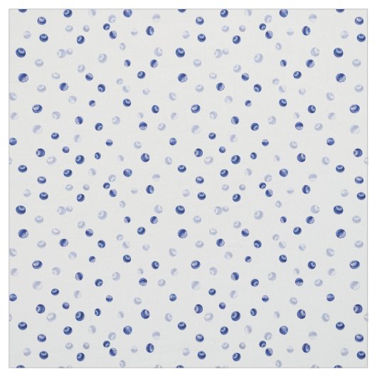 Scattered Blueberries Pattern ファブリック (見本)
