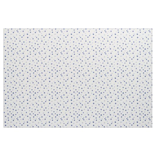Scattered Blueberries Pattern ファブリック (ファットクウォーター)