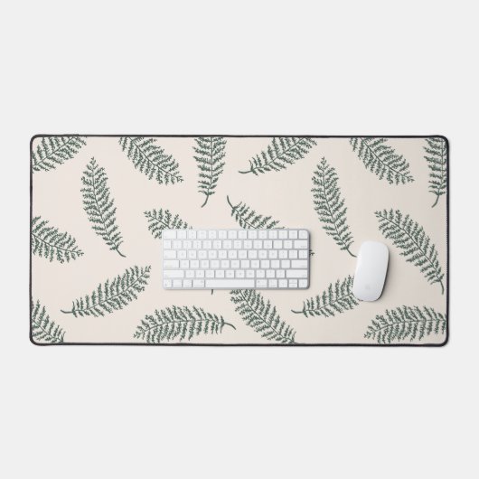 scattered fern pattern デスクマット (キーボード&マウス)