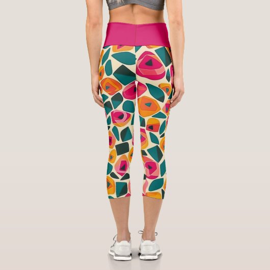 Scattered Floral Love カプリレギンス (裏面)