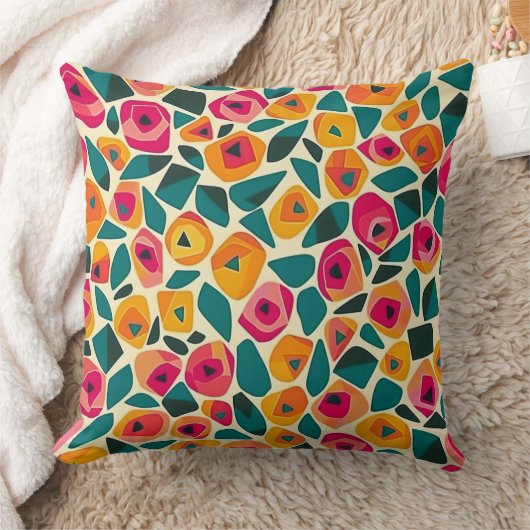 Scattered Floral Love クッション (ブランケット)