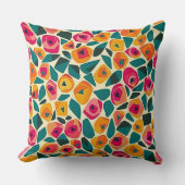 Scattered Floral Love クッション (正面)
