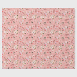 Scattered Flower Wrapping Paper ラッピングペーパー