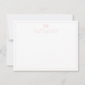 Scattered Meadow Folk Nursery Note Card 招待状 (正面)