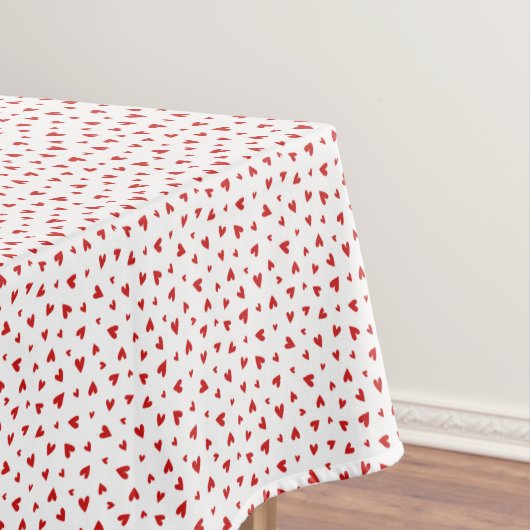 Scattered Red Hearts Tablecloth テーブルクロス (インサイチュ)