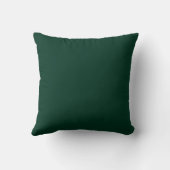 Scattered Watercolor Clovers Accent Throw Pillow  クッション (裏面)