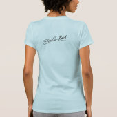 scb -女性基本的なTシャツ Tシャツ (裏面)