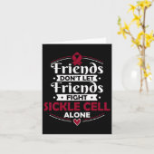 Scd認識度 – 鎌細胞病Tee カード (黄色い花)