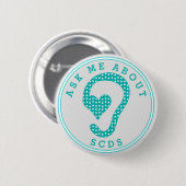 SCDS (頼Gray and Aquamarine)について 缶バッジ (正面&裏面)