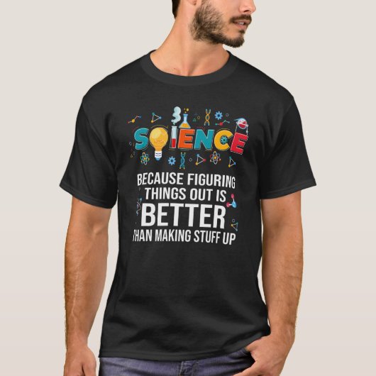 Scencより物事を把握する方が良いからだ Tシャツ (正面)