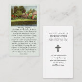 Scene from a Belgium Town Purple Red Blue  名刺 (正面/裏面)