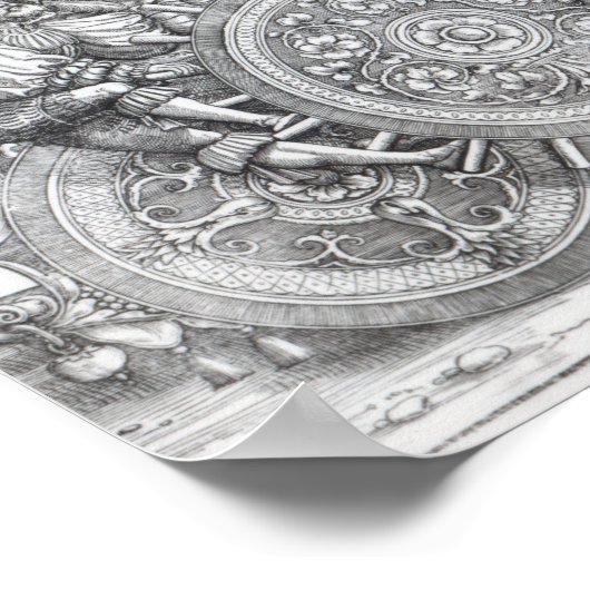 Scene from Maximilian's Triumphal Procession ポスター (角)