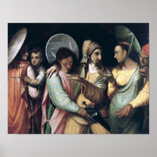 Scene from the Commedia dell'Arte, c.1765 ポスター (正面)