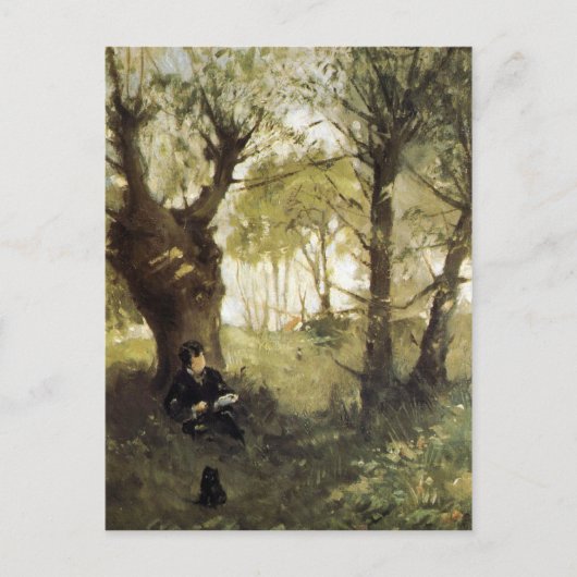 Scene in Auvers by Berthe Morisot ポストカード (正面)