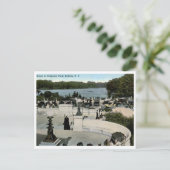 Scene in Delaware Park, Buffalo NY 1915ヴィンテージ ポストカード (スタンド正面)