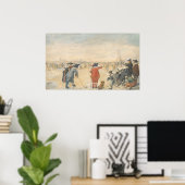 Scene on Ice - Hendrick Avercampファインアートポスター ポスター (ホームオフィス)