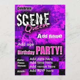 Scene Queen Birthday Partyへの招待 招待状