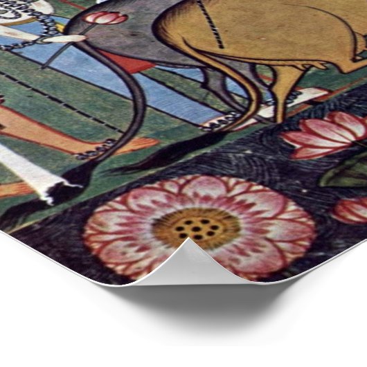 Scene Râgmâlâ Series: Krishna With His Flute By In ポスター (角)