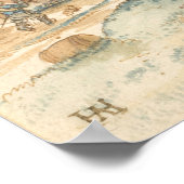 Scene w/タワー – Hendrick Avercampファインアートポスター ポスター (角)