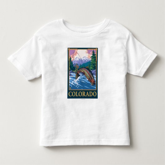 SceneColoradoを採取しているはえ トドラーTシャツ (正面)