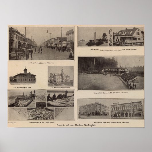 Scenes Aberdeen（ワシントン） ポスター (正面)
