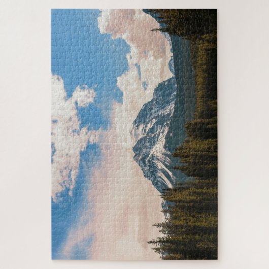Scenic Canadian Rocky Mountains landscape, Alberta ジグソーパズル (縦)