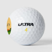 Scenic Funny Golf 24/7 Theme Golf Balls ゴルフボール (ロゴ)