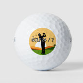 Scenic Funny Golf 24/7 Theme Golf Balls ゴルフボール (正面)